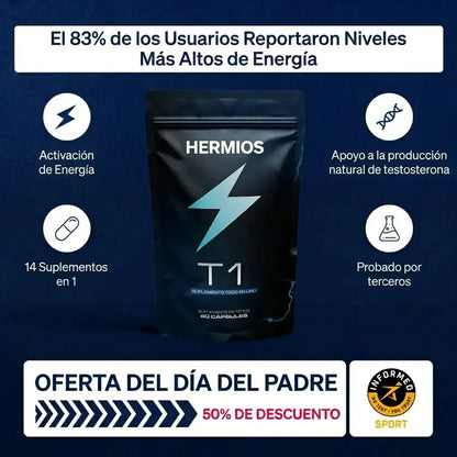 T1 | Fórmula Todo En Uno Para La Testosterona Y La Energía