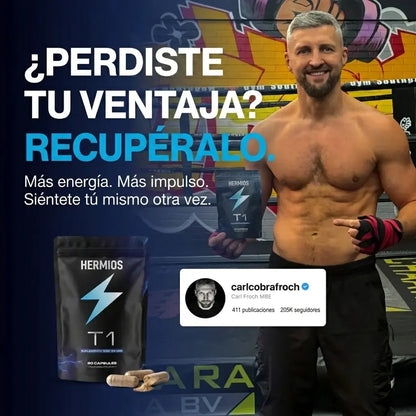 T1 | Fórmula Todo En Uno Para La Testosterona Y La Energía
