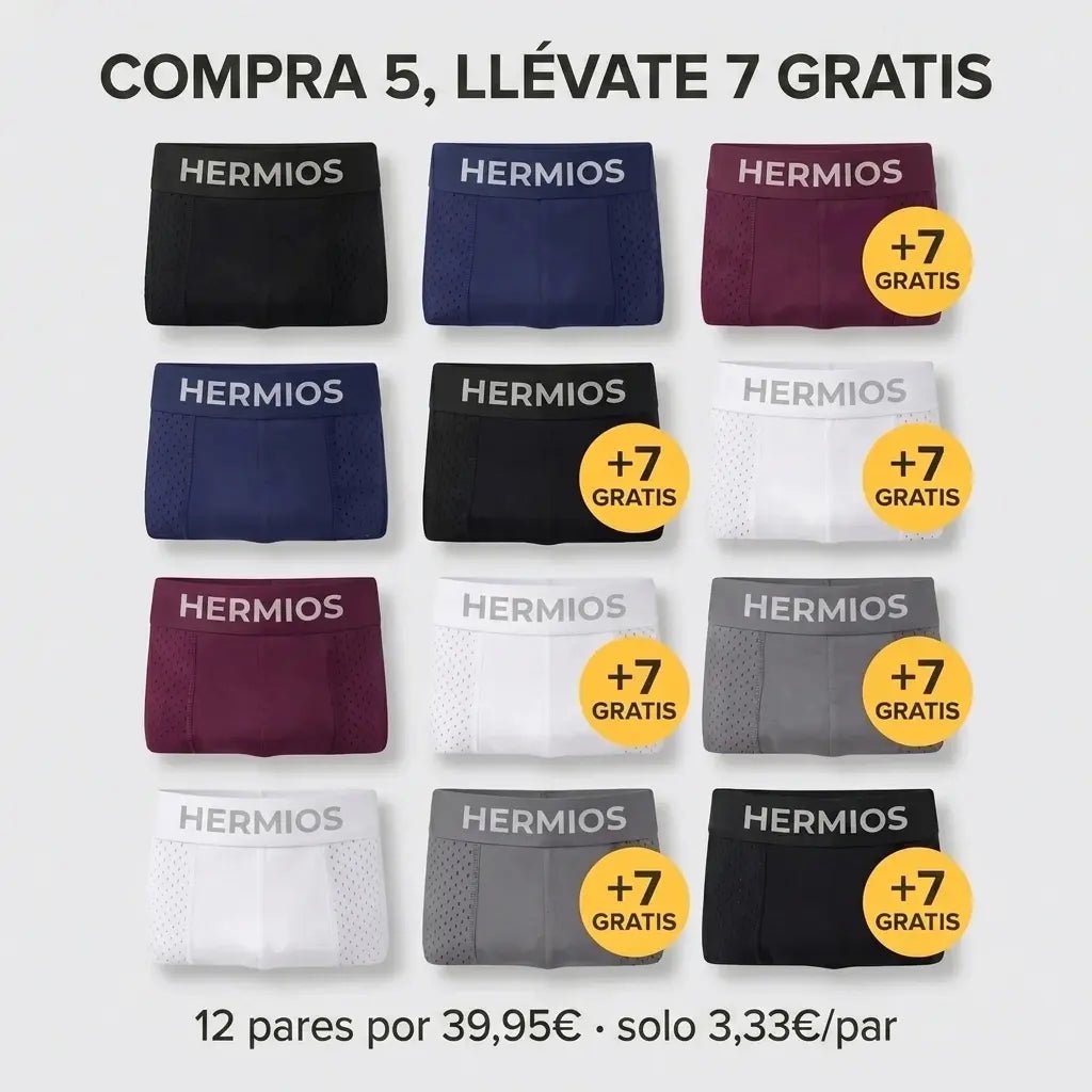 Paquete De 5 Calzoncillos Bóxer De Bambú