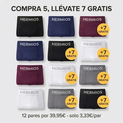 Paquete De 5 Calzoncillos Bóxer De Bambú