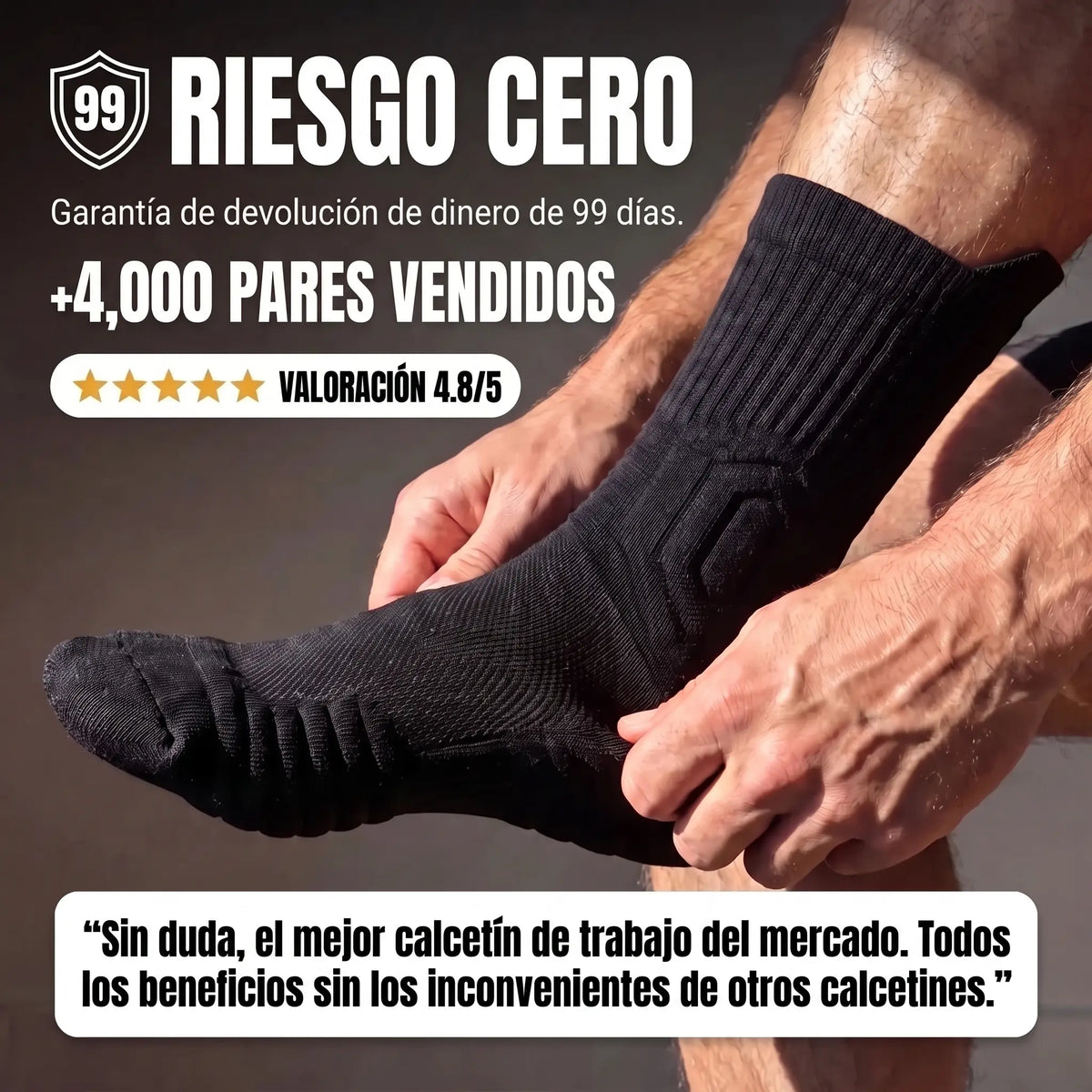 Calcetines de Trabajo de Bambú