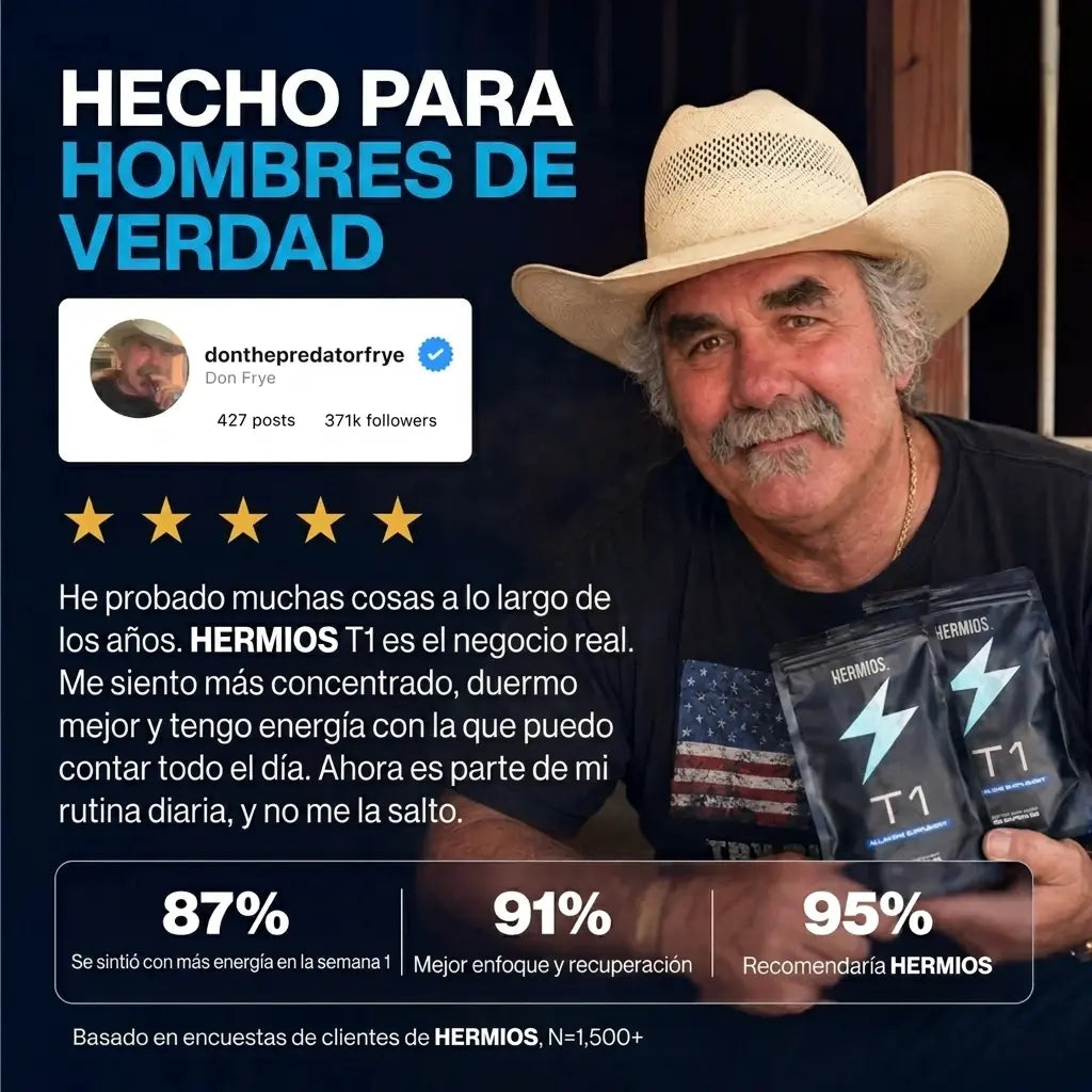 T1 | Fórmula Todo En Uno Para La Testosterona Y La Energía