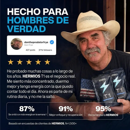 T1 | Fórmula Todo En Uno Para La Testosterona Y La Energía