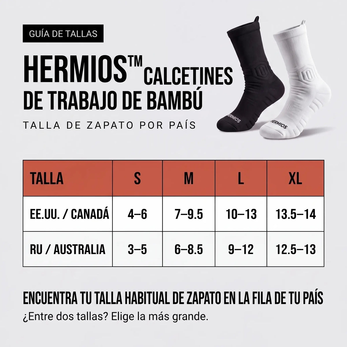 Calcetines de Trabajo de Bambú
