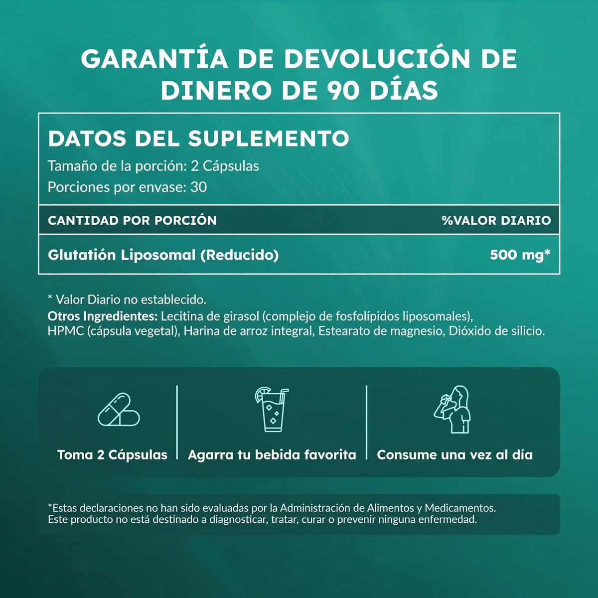 Cápsulas de Glutationa Lipossomal Hermios