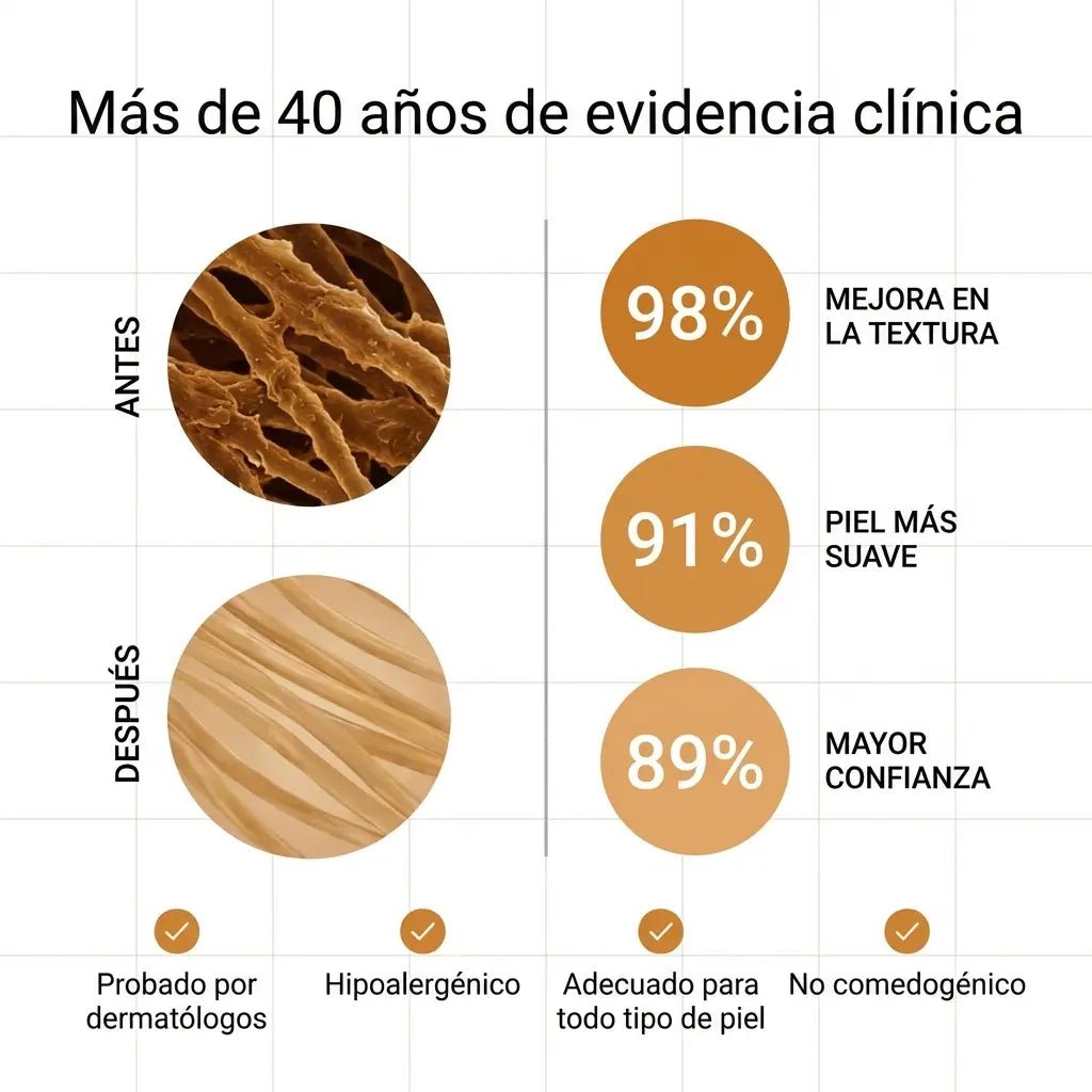 Barrera de reparación invisible para cicatrices de acné