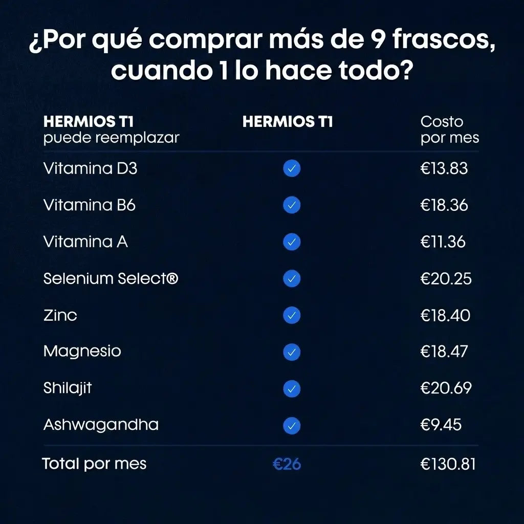 T1 | Fórmula Todo En Uno Para La Testosterona Y La Energía
