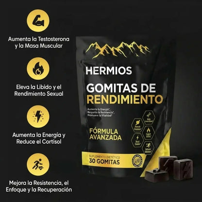 GOMITAS DE ALTO RENDIMIENTO. TU APOYO 6 EN 1.