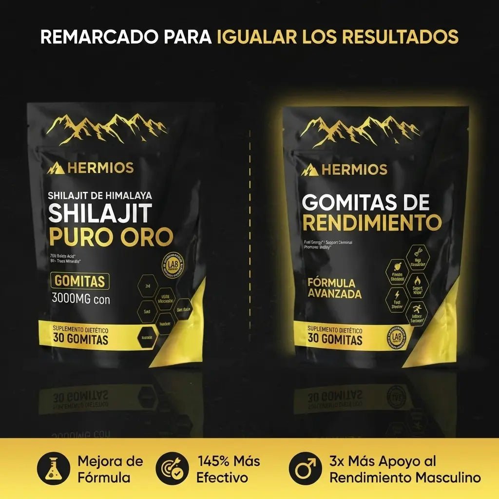GOMITAS DE ALTO RENDIMIENTO. TU APOYO 6 EN 1.