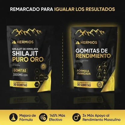 GOMITAS DE ALTO RENDIMIENTO. TU APOYO 6 EN 1.